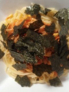 ランチにも!納豆キムチ冷製パスタ-レシピのメイン写真