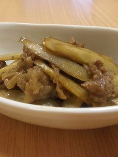 ごぼうの炒め煮-レシピのメイン写真