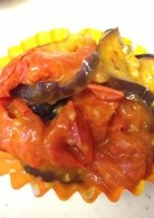 ☆お弁当の一品に☆ナスのトマト煮-レシピのメイン写真
