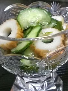 ちくわときゅうりの酢の物-レシピのメイン写真