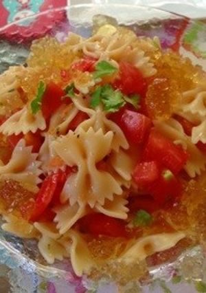 トマトとジュレの冷製パスタ-レシピのメイン写真