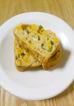 簡単だし巻き玉子**コーン入り-レシピのメイン写真