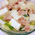 簡単!旬の野菜と鶏肉を塩麹のっけてチン!