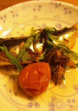 塩こんぶといわしの梅煮-レシピのメイン写真