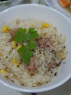 SPAMとコーンの簡単ピラフ-レシピのメイン写真