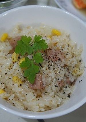 SPAMとコーンの簡単ピラフ-レシピのメイン写真