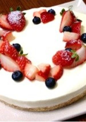 簡単濃厚！基本のレアチーズケーキ♡-レシピのメイン写真