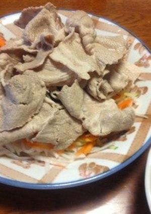 手作り胡麻だれの冷しゃぶサラダ-レシピのメイン写真