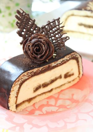 バレンタイン♡つやつやティラミスケーキ-レシピのメイン写真