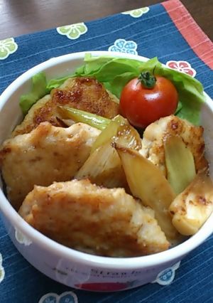 つくねと長ネギのワサビ醤油和え-レシピのメイン写真