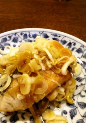 ご飯がはかどる！ブリのネギポン焼き-レシピのメイン写真