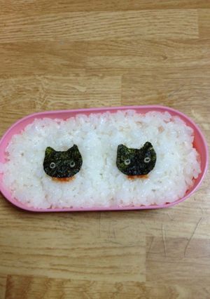 簡単キャラ弁デコ弁★靴下にゃんこ-レシピのメイン写真