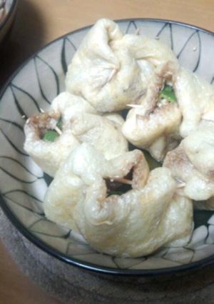 まぐろ♡おくらインザ油揚げ！-レシピのメイン写真
