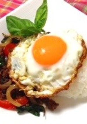 おうちでカフェ飯！ガパオライス-レシピのメイン写真