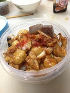 蒲焼のタレで作る簡単鳥皮焼き鳥丼-レシピのメイン写真