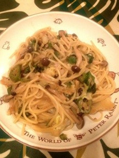 オクラとキャベツの簡単和風チーズパスタ♡-レシピのメイン写真