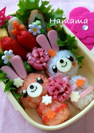 簡単♪うさぎちゃん♡キャラ弁-レシピのメイン写真