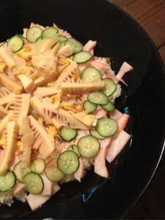 ◆大皿料理◆筍ちらし寿司◆-レシピのメイン写真