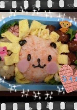 ライオン♥キャラ弁-レシピのメイン写真