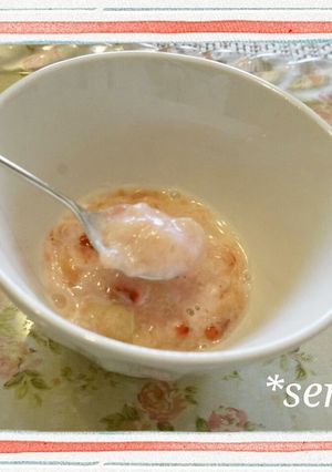 いちごとバナナのヨーグルト☆離乳食中期☆-レシピのメイン写真
