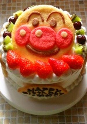 クッキーアンパンマンでデコケーキ♪-レシピのメイン写真