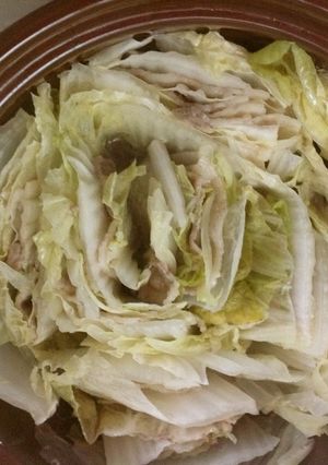 超簡単白菜と豚バラの重ね煮☆レンジでも可-レシピのメイン写真