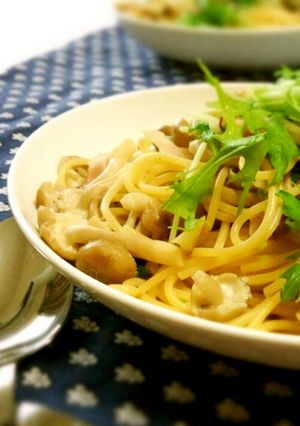 白だしで　きのこ　ﾊﾟｽﾀ-レシピのメイン写真
