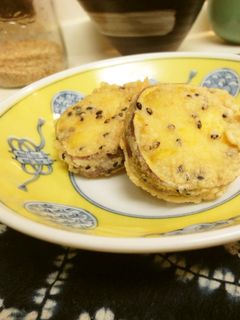 *お弁当に*さつま芋の胡麻天ぷら*-レシピのメイン写真