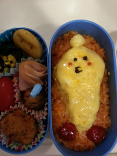 オムライス?黄なめこ弁当-レシピのメイン写真
