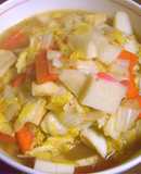 やわらかの細工かまぼこ 野菜満載八宝菜