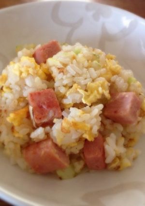 スパムで炒飯-レシピのメイン写真