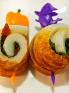 お弁当のちくわ♡くるくるちくわ~梅しそ~-レシピのメイン写真