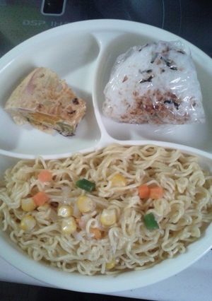 インスタントラーメンで醤油焼きそば風-レシピのメイン写真