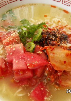 夏のトッピング塩ラーメン-レシピのメイン写真