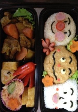 アンパンマンキャラ弁-レシピのメイン写真