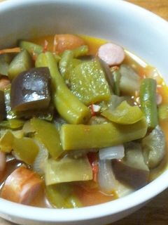 夏野菜☆ウィンナー蒸し煮-レシピのメイン写真
