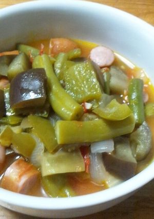 夏野菜☆ウィンナー蒸し煮-レシピのメイン写真