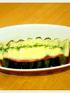 オクラのベーコンチーズ焼き-レシピのメイン写真