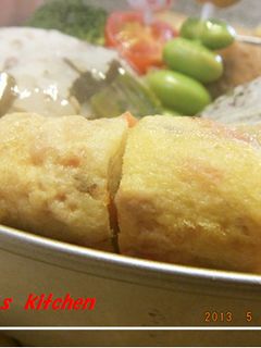 お弁当❀煮物や金平のリメイク卵焼き-レシピのメイン写真