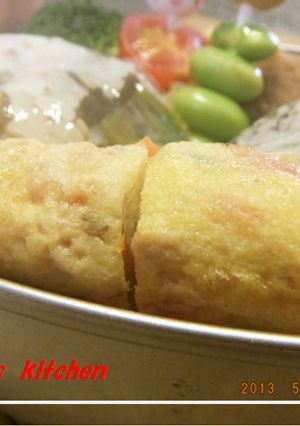 お弁当❀煮物や金平のリメイク卵焼き-レシピのメイン写真