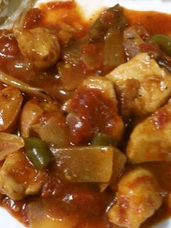 チキンのトマト煮込み-レシピのメイン写真