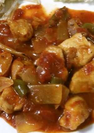 チキンのトマト煮込み-レシピのメイン写真