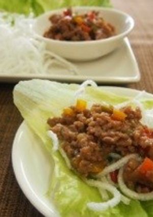 肉味噌のレタス包み-レシピのメイン写真