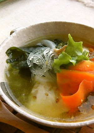 魔法のスイチリ♬春雨食べる満腹スープ！-レシピのメイン写真