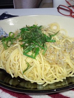 簡単しらすと大葉のパスタ-レシピのメイン写真