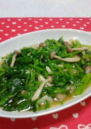 大量消費☆ほうれん草(青菜)の中華炒め♪-レシピのメイン写真