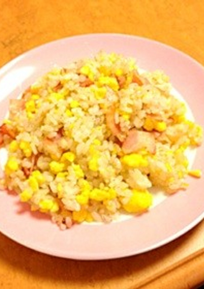 卵とベーコンの簡単炒飯♡-レシピのメイン写真