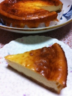 水切りヨーグルトで濃厚チーズケーキ♡-レシピのメイン写真