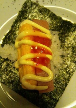 スパムで手巻き寿司-レシピのメイン写真