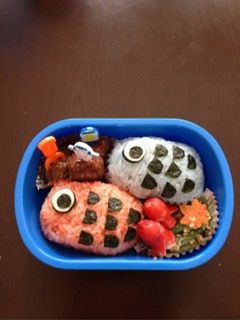 こいのぼり?魚弁当♪-レシピのメイン写真